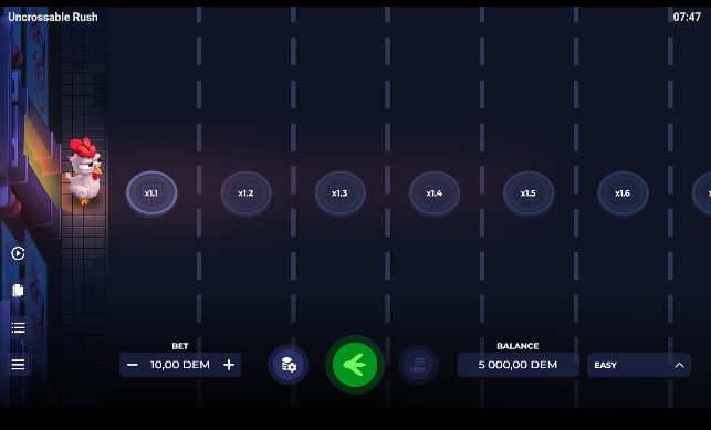 El ajetreo imposible en Uncrossable Rush: el nuevo juego de tragamonedas de